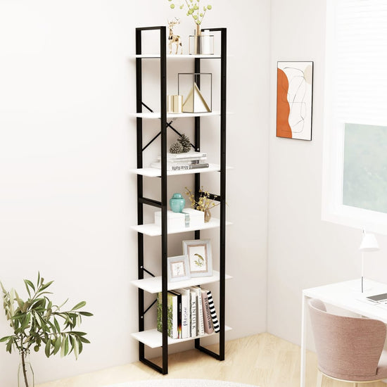 Opbergrek 60x30x210 cm massief grenenhout wit MeubelReus