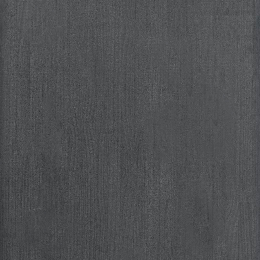 Opbergrek 60x30x210 cm massief grenenhout grijs MeubelReus