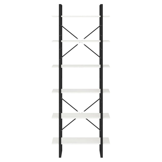 Hoge kast 80x30x210 cm massief grenenhout wit MeubelReus