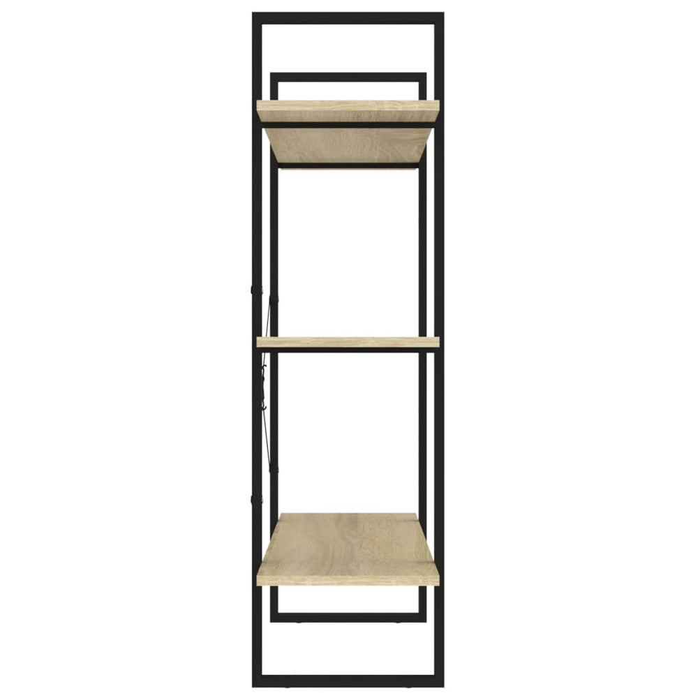 Boekenkast 100x30x105 cm spaanplaat sonomo eikenkleurig MeubelReus