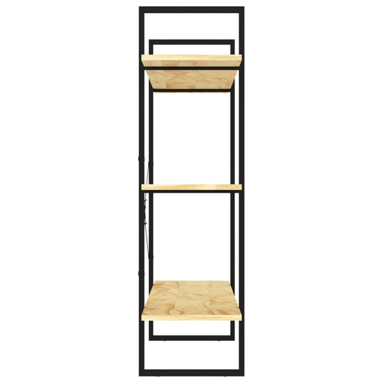 Boekenkast met 3 schappen 100x30x105 cm massief grenenhout MeubelReus
