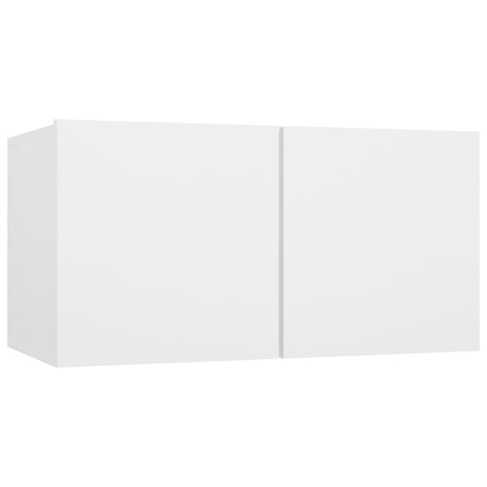 Tv-meubelen 4 st 60x30x30 cm spaanplaat wit MeubelReus