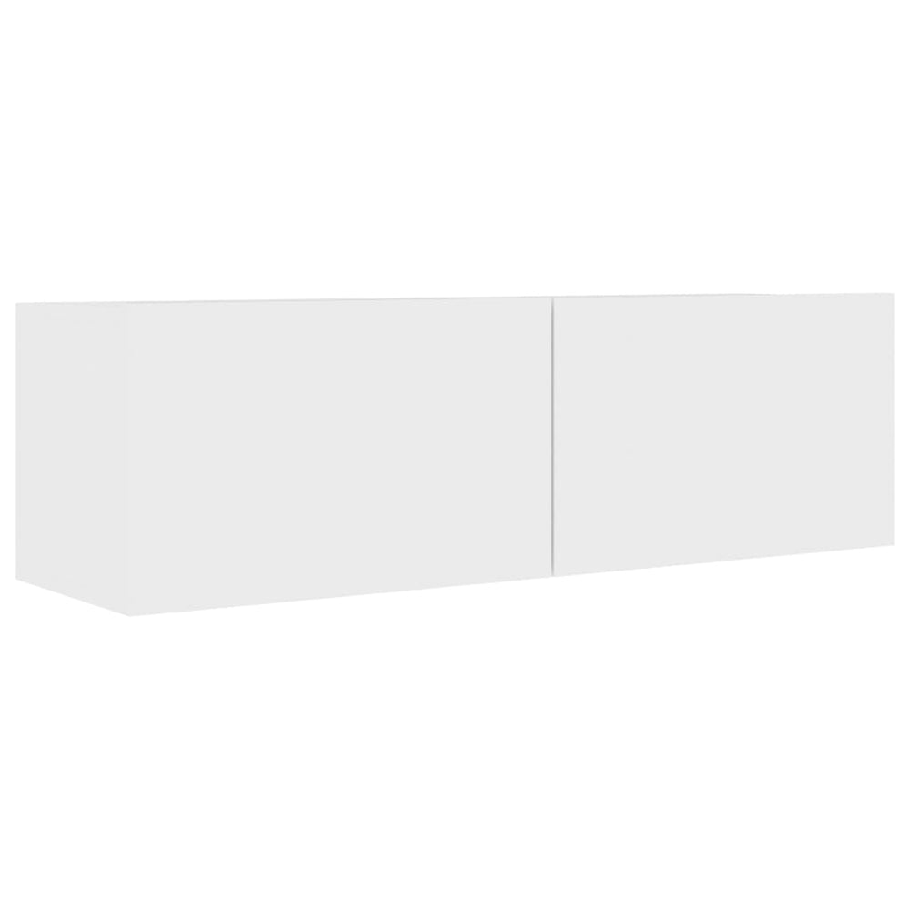 Tv-meubelen 4 st 100x30x30 cm spaanplaat wit MeubelReus
