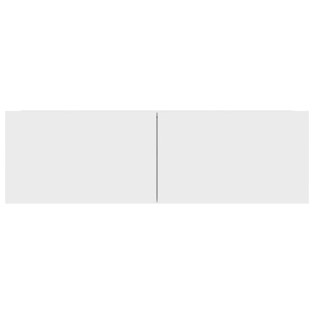 Tv-meubelen 4 st 100x30x30 cm spaanplaat wit MeubelReus