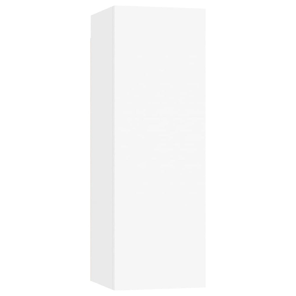Tv-meubelen 4 st 30,5x30x90 cm spaanplaat wit MeubelReus