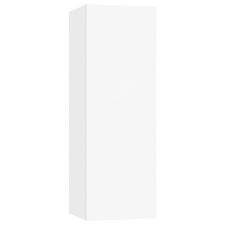 Tv-meubelen 4 st 30,5x30x90 cm spaanplaat wit MeubelReus