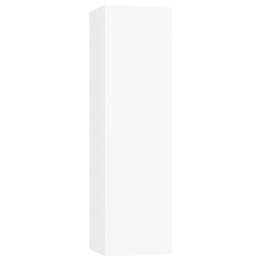 Tv-meubelen 4 st 30,5x30x110 cm spaanplaat wit MeubelReus