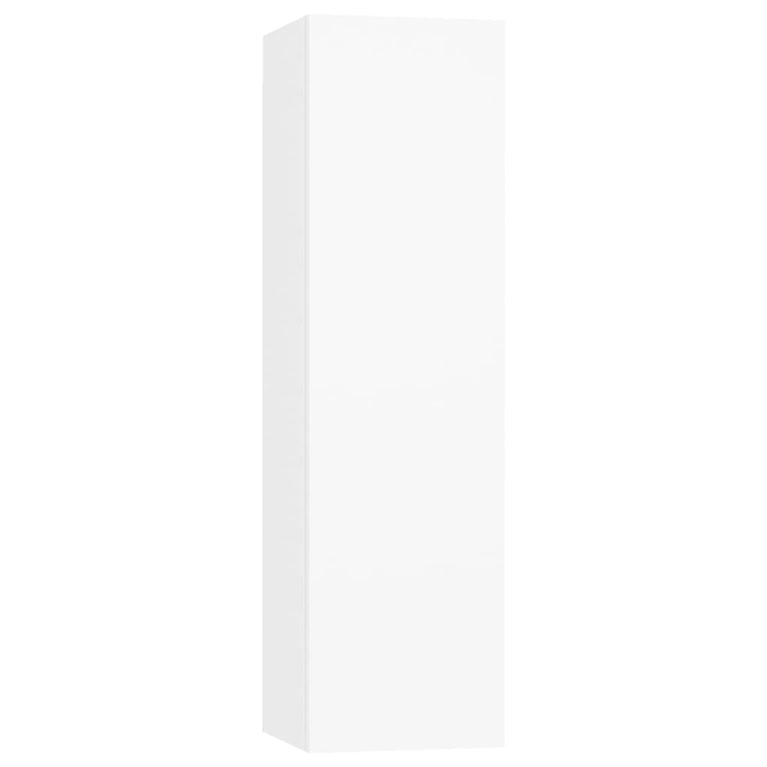 Tv-meubelen 4 st 30,5x30x110 cm spaanplaat wit MeubelReus
