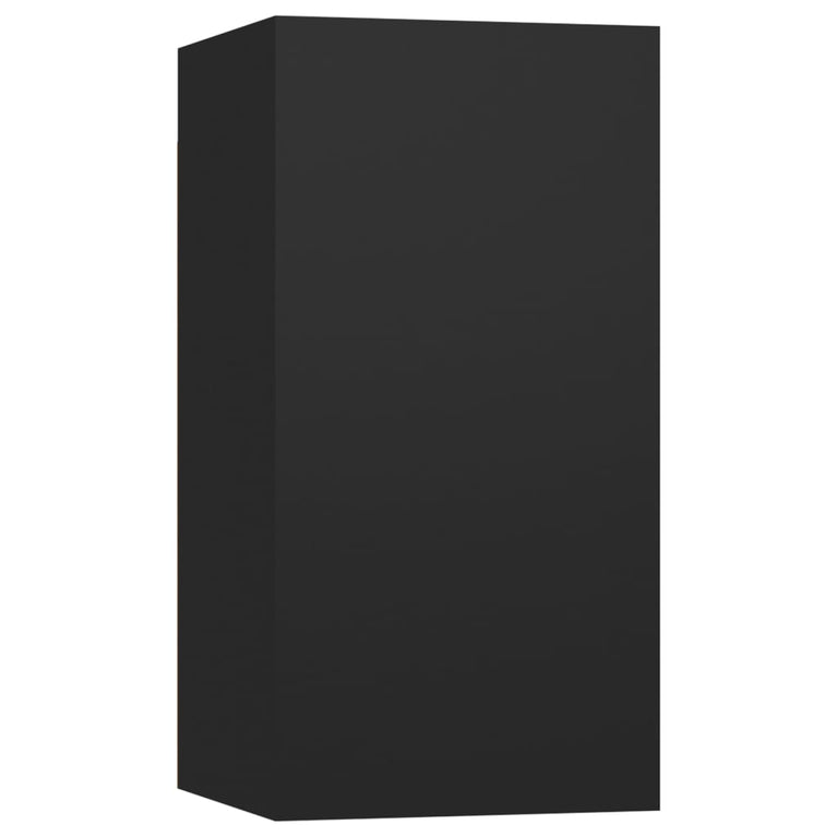 Tv-meubelen 4 st 30,5x30x60 cm spaanplaat zwart MeubelReus