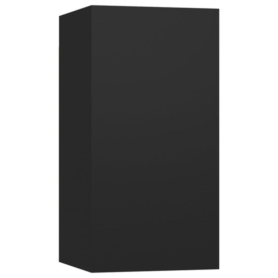 Tv-meubelen 7 st 30,5x30x60 cm spaanplaat zwart MeubelReus