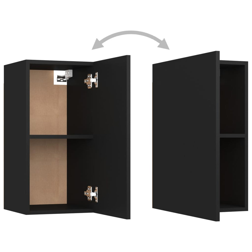 Tv-meubelen 7 st 30,5x30x60 cm spaanplaat zwart MeubelReus