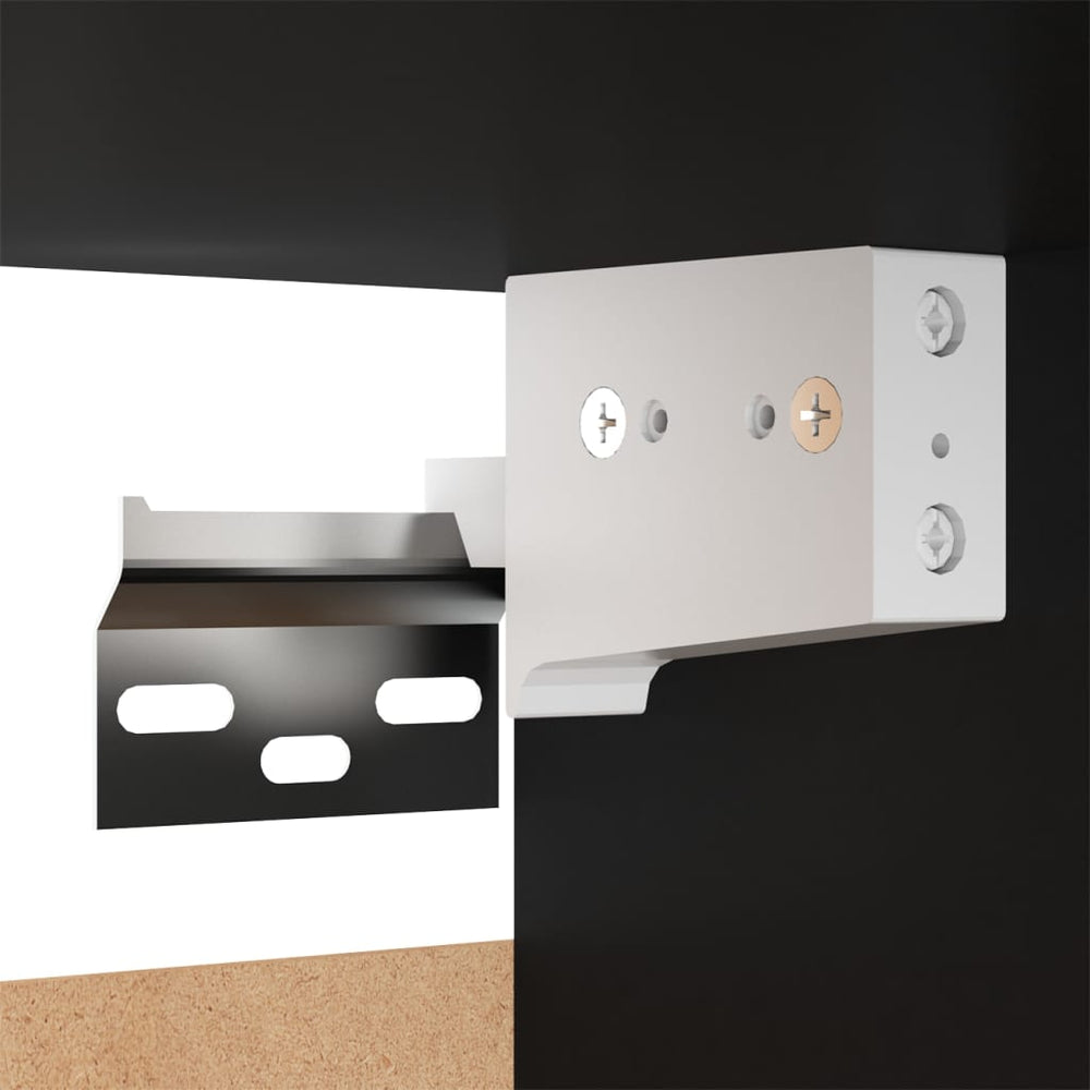 Tv-meubelen 7 st 30,5x30x60 cm spaanplaat zwart MeubelReus