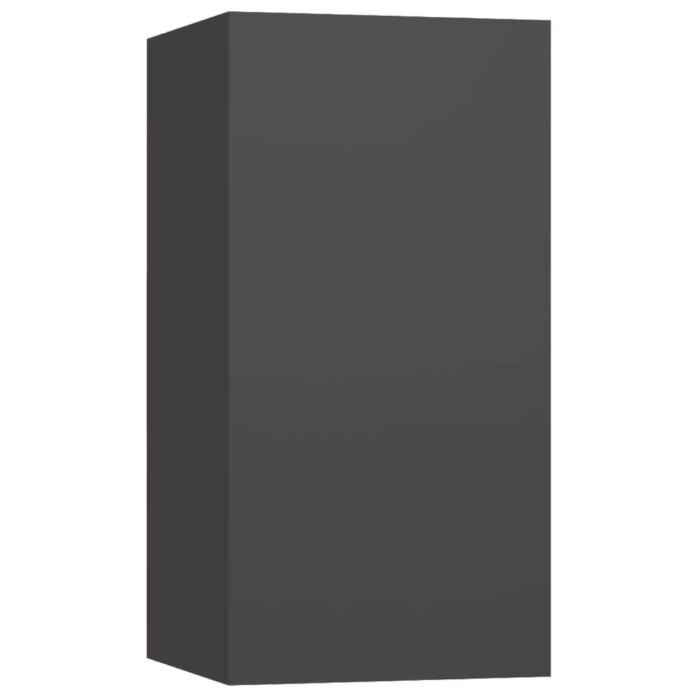 Tv-meubelen 4 st 30,5x30x60 cm spaanplaat grijs MeubelReus