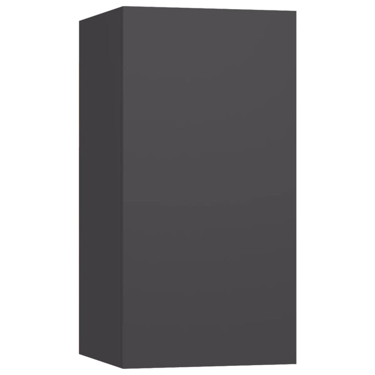 Tv-meubelen 4 st 30,5x30x60 cm spaanplaat grijs MeubelReus