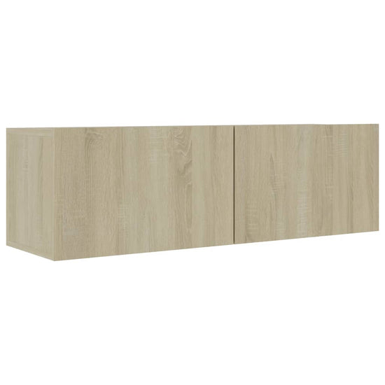 Tv-meubelen 4 st 100x30x30 cm spaanplaat sonoma eikenkleurig MeubelReus