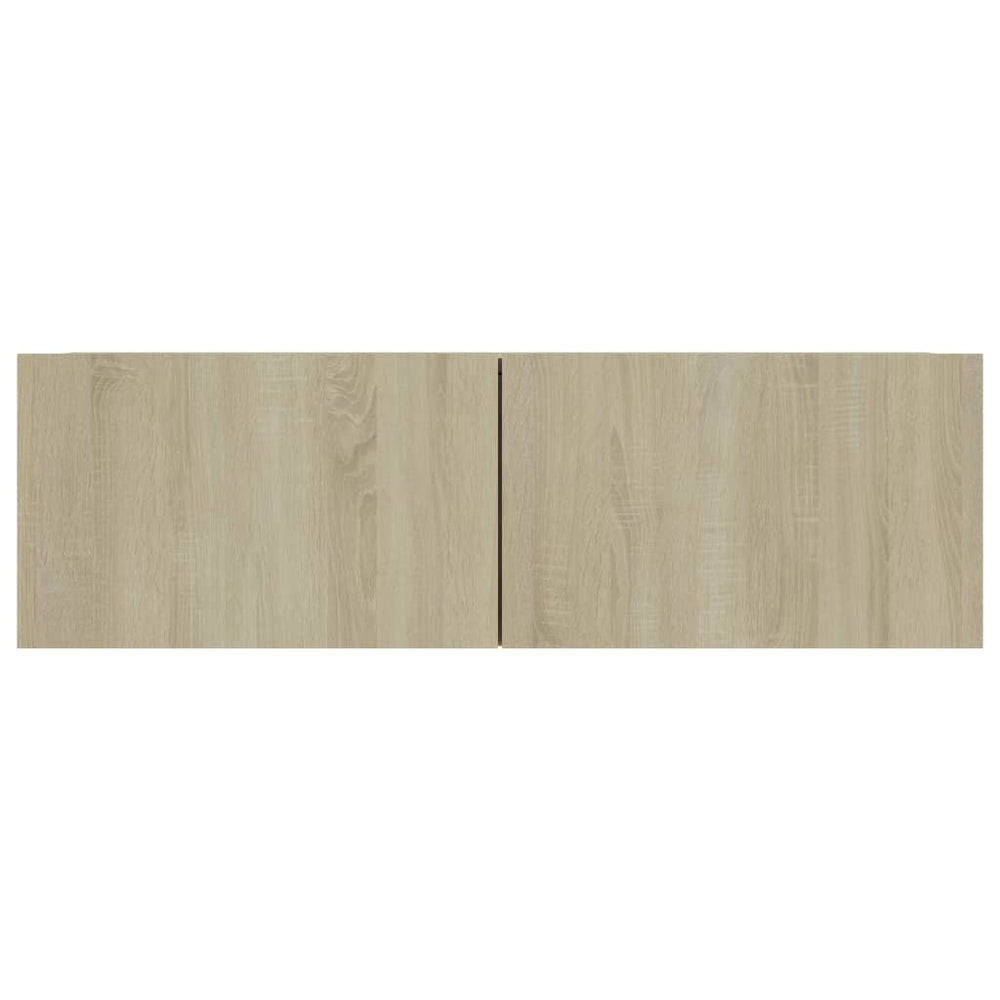 Tv-meubelen 4 st 100x30x30 cm spaanplaat sonoma eikenkleurig MeubelReus