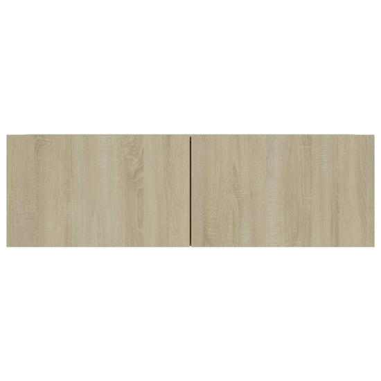 Tv-meubelen 4 st 100x30x30 cm spaanplaat sonoma eikenkleurig MeubelReus