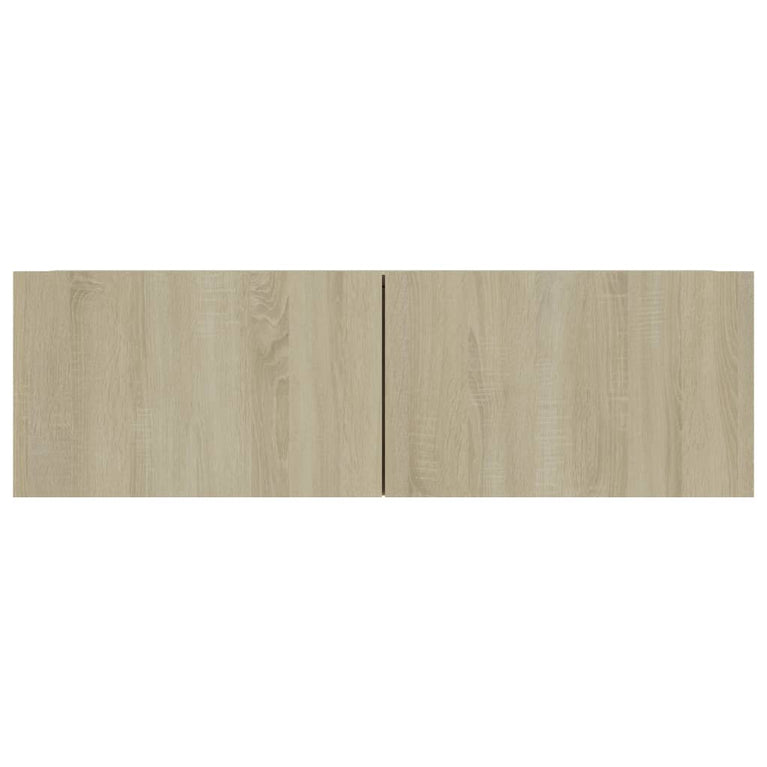 Tv-meubelen 4 st 100x30x30 cm spaanplaat sonoma eikenkleurig MeubelReus