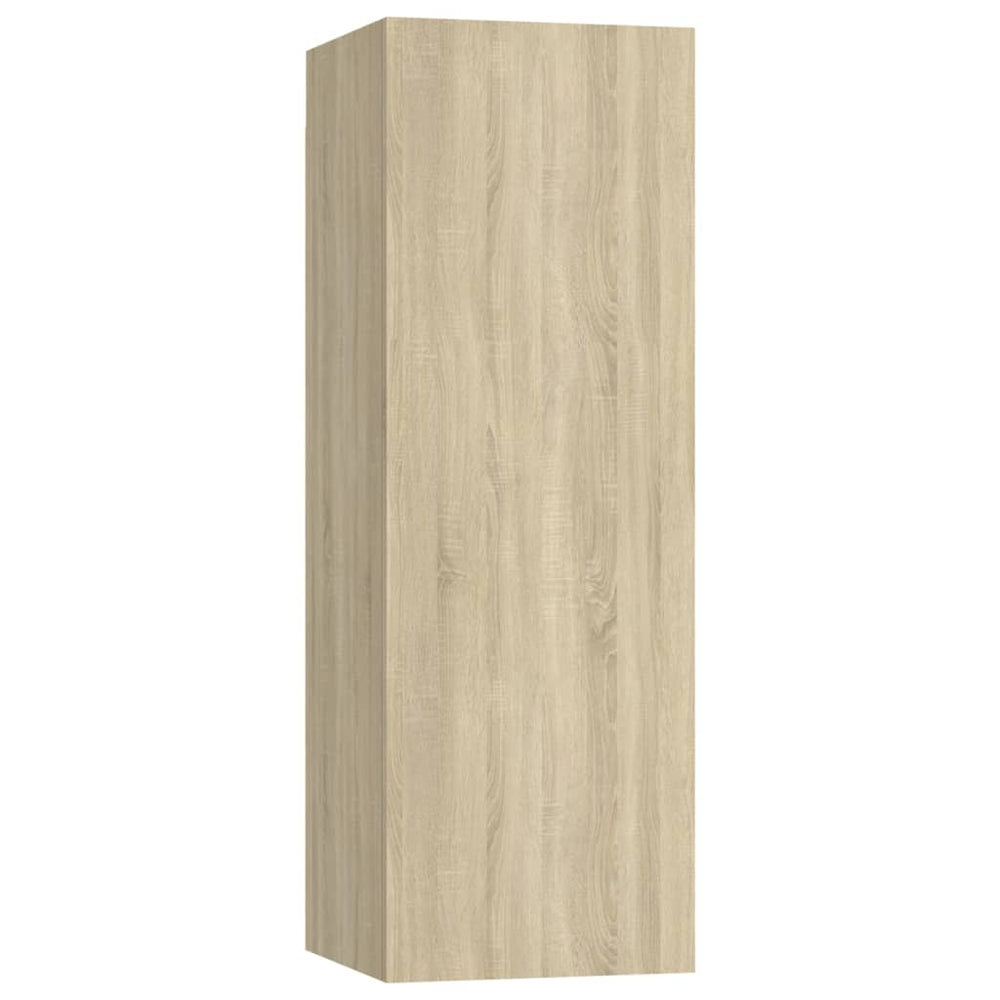 Tv-meubelen 4 st 30,5x30x90 cm spaanplaat sonoma eikenkleurig MeubelReus