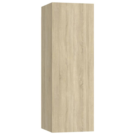 Tv-meubelen 4 st 30,5x30x90 cm spaanplaat sonoma eikenkleurig MeubelReus