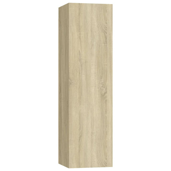 Tv-meubelen 4 st 30,5x30x110cm spaanplaat sonoma eikenkleurig MeubelReus