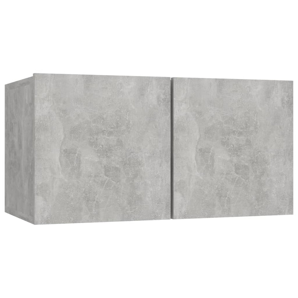 Tv-meubelen 4 st 60x30x30 cm spaanplaat betongrijs MeubelReus