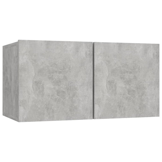 Tv-meubelen 4 st 60x30x30 cm spaanplaat betongrijs MeubelReus