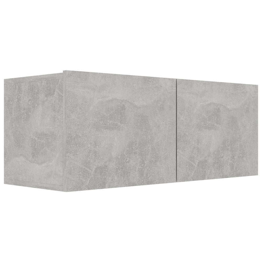Tv-meubelen 4 st 80x30x30 cm spaanplaat betongrijs MeubelReus