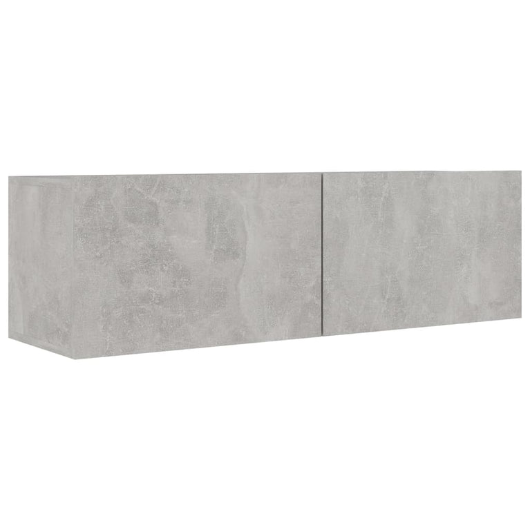 Tv-meubelen 4 st 100x30x30 cm spaanplaat betongrijs MeubelReus