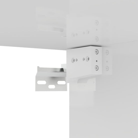 Tv-meubelen 4 st 80x30x30 cm spaanplaat hoogglans wit MeubelReus