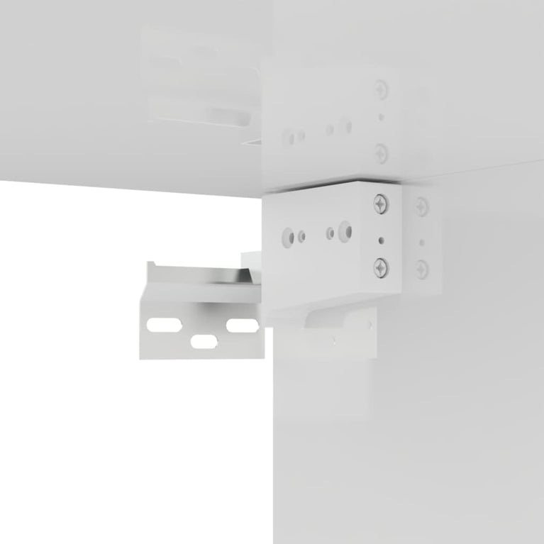 Tv-meubelen 4 st 80x30x30 cm spaanplaat hoogglans wit MeubelReus