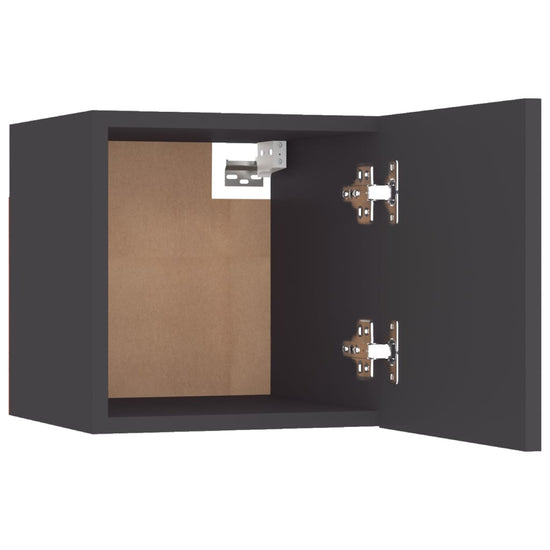 Nachtkastjes 2 st 30,5x30x30 cm spaanplaat grijs MeubelReus