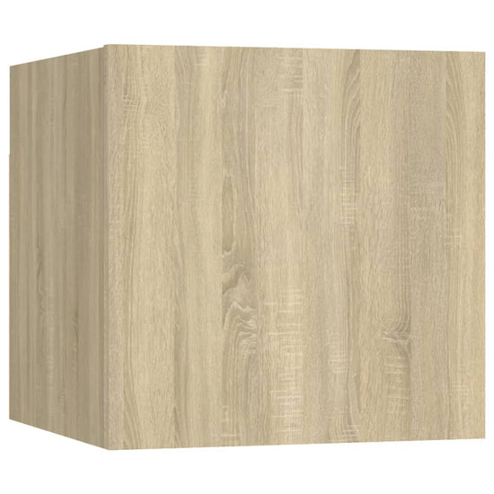 Nachtkastje 30,5x30x30 cm spaanplaat sonoma eikenkleurig MeubelReus