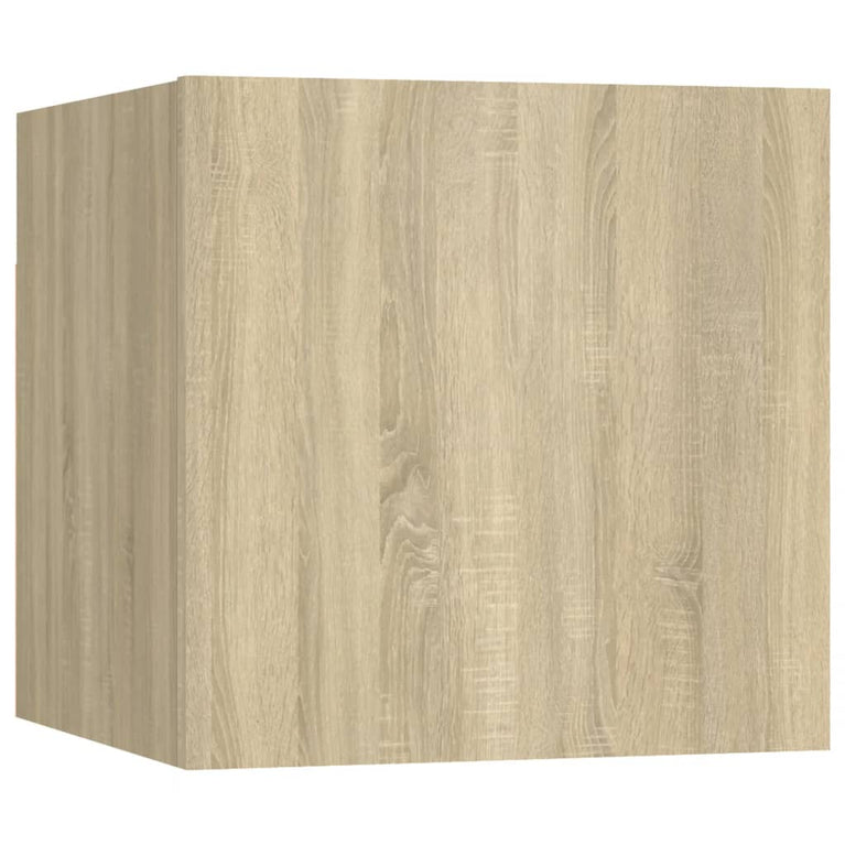 Nachtkastje 30,5x30x30 cm spaanplaat sonoma eikenkleurig MeubelReus