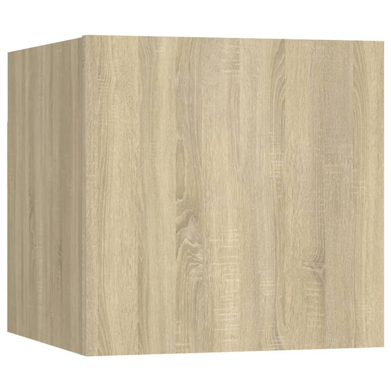 Nachtkastje 30,5x30x30 cm spaanplaat sonoma eikenkleurig MeubelReus