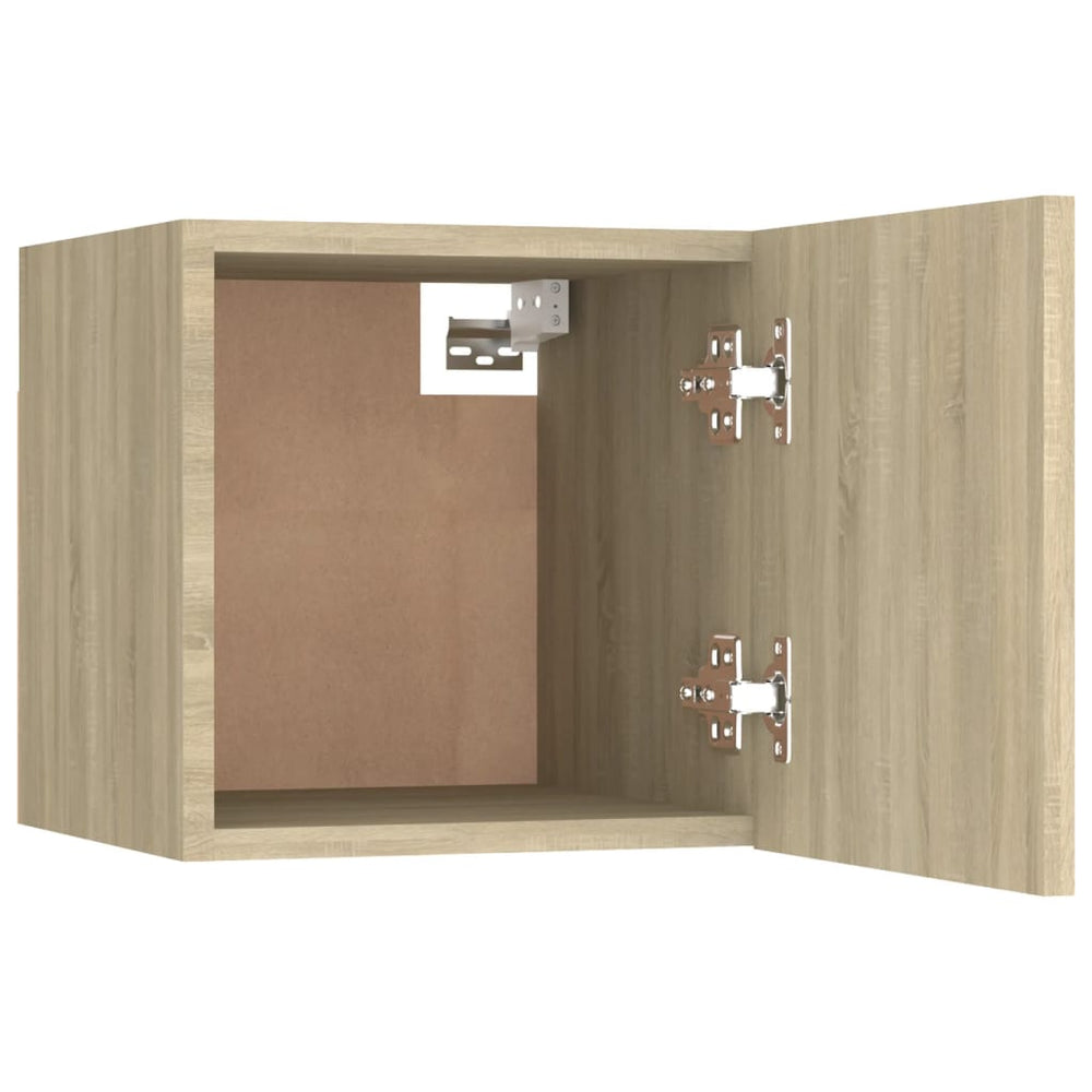 Nachtkastje 30,5x30x30 cm spaanplaat sonoma eikenkleurig MeubelReus