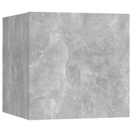 Nachtkastje 30,5x30x30 cm spaanplaat betongrijs MeubelReus