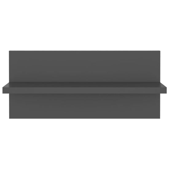 Wandschappen 2 st 40x11,5x18 cm spaanplaat grijs MeubelReus