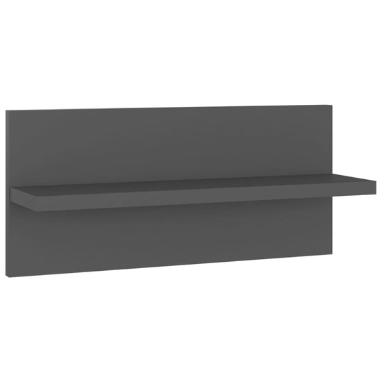 Wandschappen 4 st 40x11,5x18 cm spaanplaat grijs MeubelReus