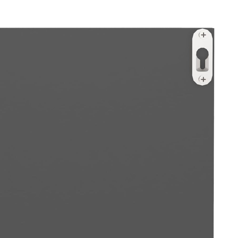 Wandschappen 4 st 40x11,5x18 cm spaanplaat grijs MeubelReus