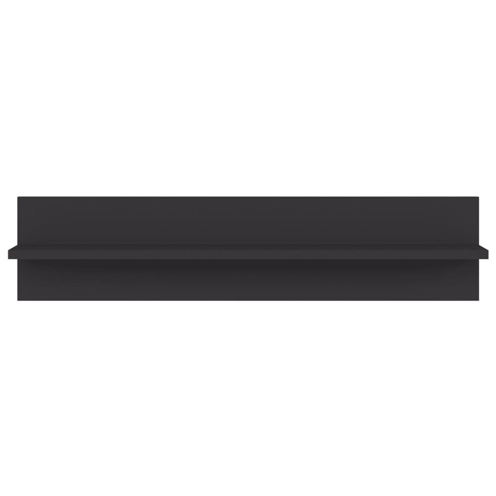 Wandschappen 2 st 80x11,5x18 cm spaanplaat grijs MeubelReus