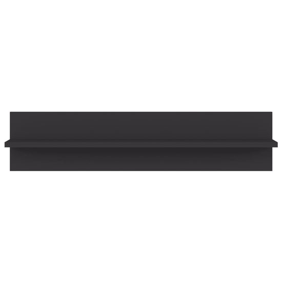 Wandschappen 2 st 80x11,5x18 cm spaanplaat grijs MeubelReus