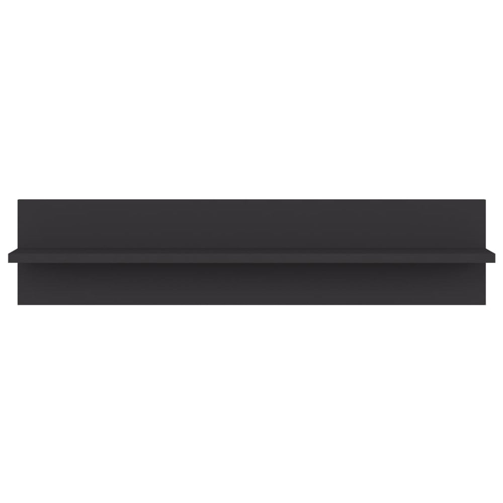 Wandschappen 4 st 80x11,5x18 cm spaanplaat grijs MeubelReus