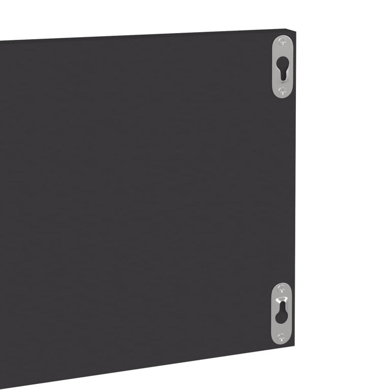 Wandschappen 4 st 80x11,5x18 cm spaanplaat grijs MeubelReus
