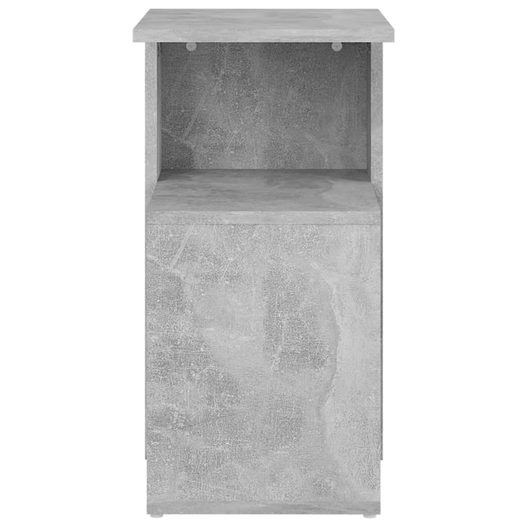 Bijzettafel 36x30x56 cm spaanplaat betongrijs