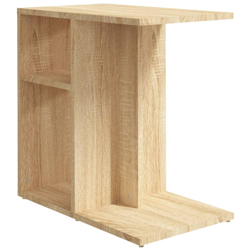 Bijzettafel 50x30x50 cm spaanplaat sonoma eikenkleurig MeubelReus