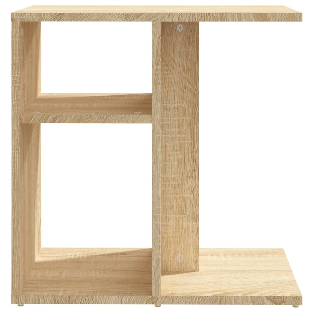 Bijzettafel 50x30x50 cm spaanplaat sonoma eikenkleurig MeubelReus