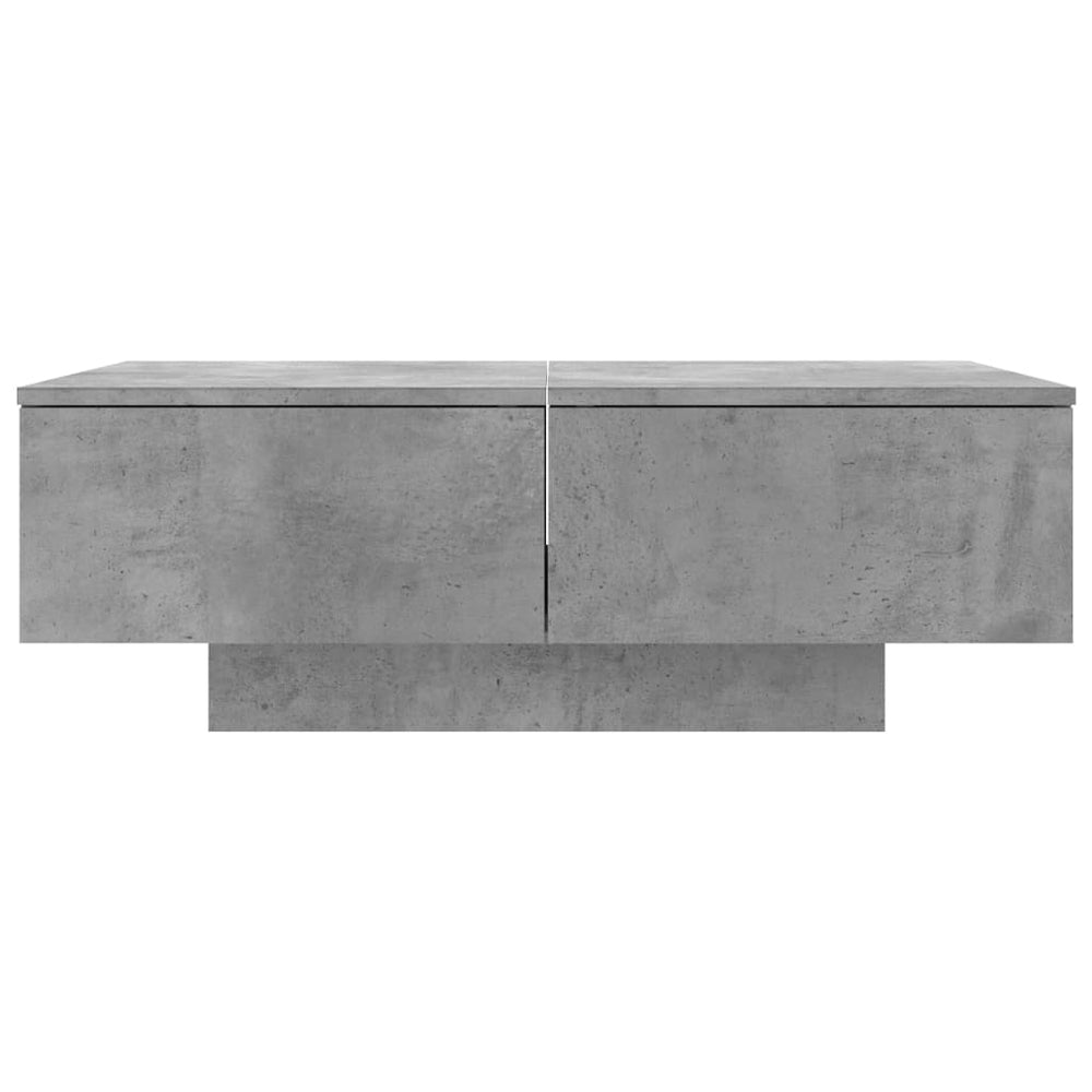 Salontafel 90x60x31 cm spaanplaat betongrijs MeubelReus