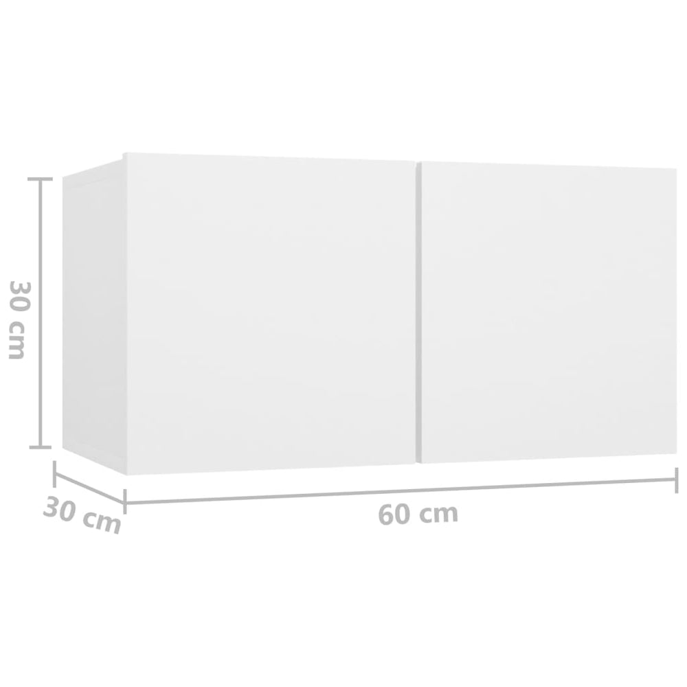 Tv-hangmeubel 60x30x30 cm wit MeubelReus