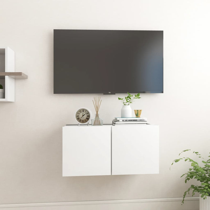 Tv-hangmeubel 60x30x30 cm wit MeubelReus